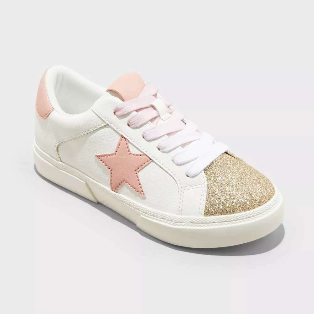 Big Girl Sneakers by Art Class Kaitlyn Court Pink Size 1 New With Tags